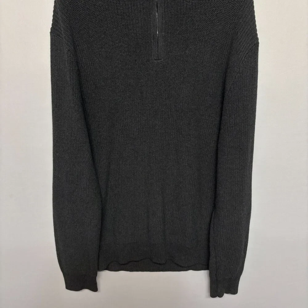 J. Crew Men Fisherman Knit 1/4 Zip Pullover Sweater Size XXL 2XL HO25 D129 -15